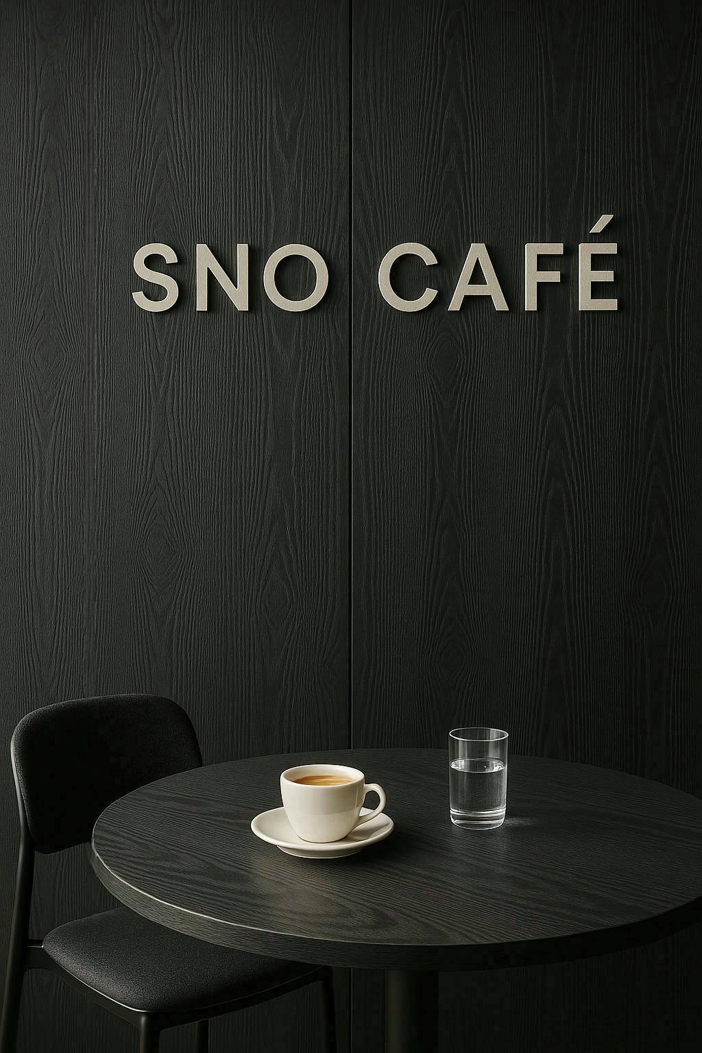 black natural wood B