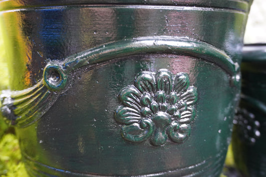 Green Glaze-Look Anduze Urn