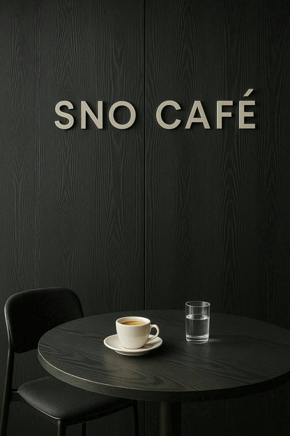 black natural wood B