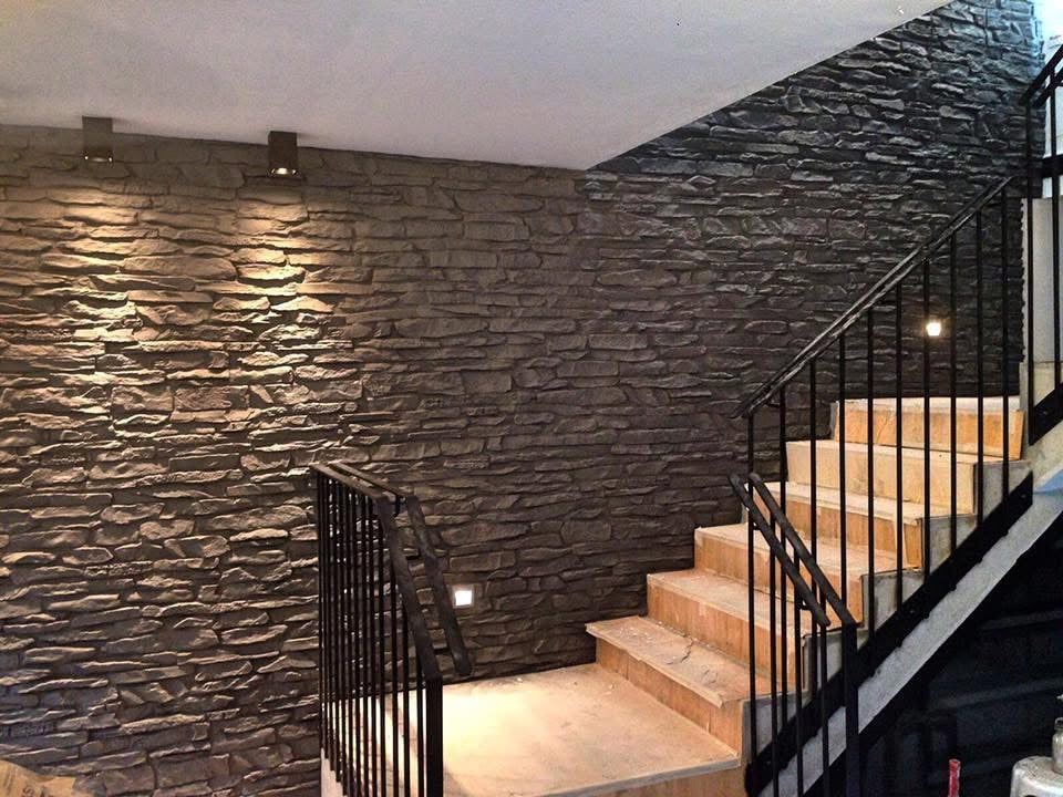 stack stone staircase